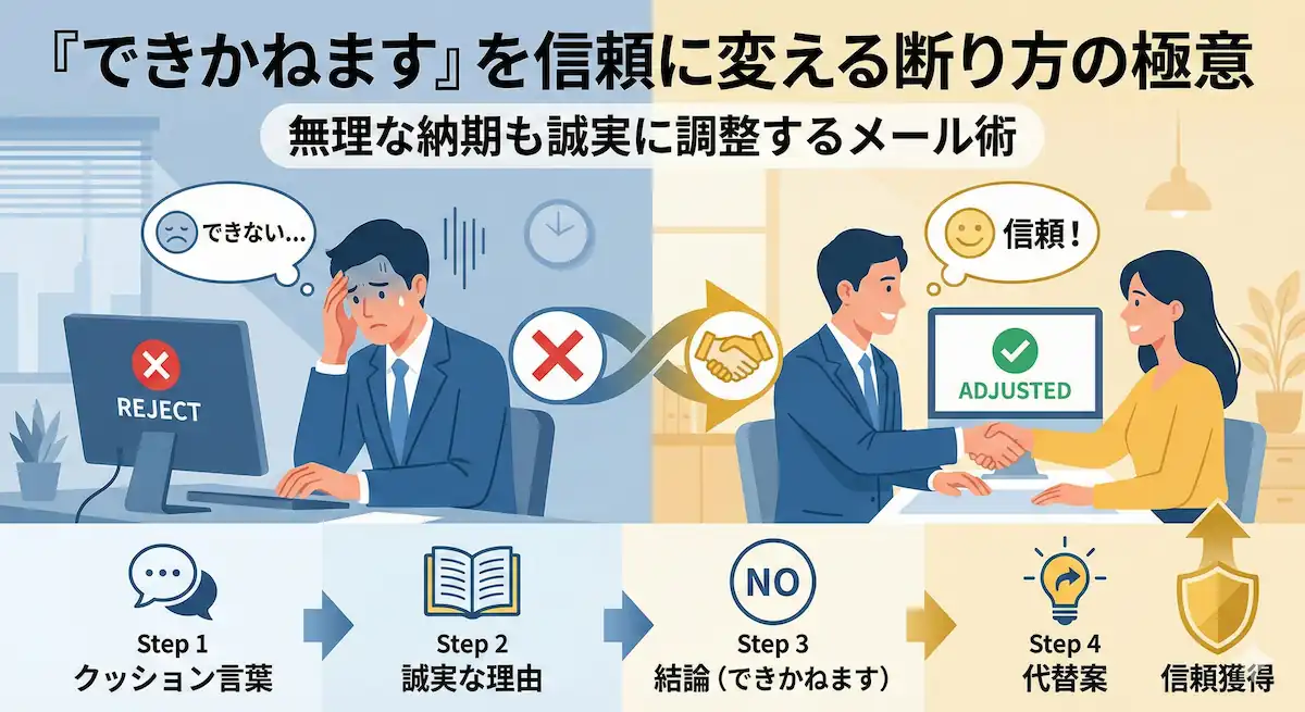「できかねます」を信頼に変える断り方の極意用アイキャッチ画像