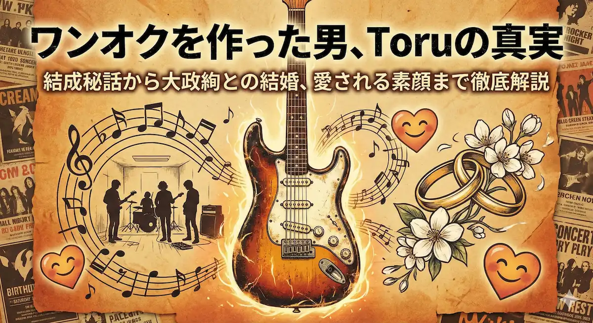 ワンオク toruの真実について解説する記事のアイキャッチ画像